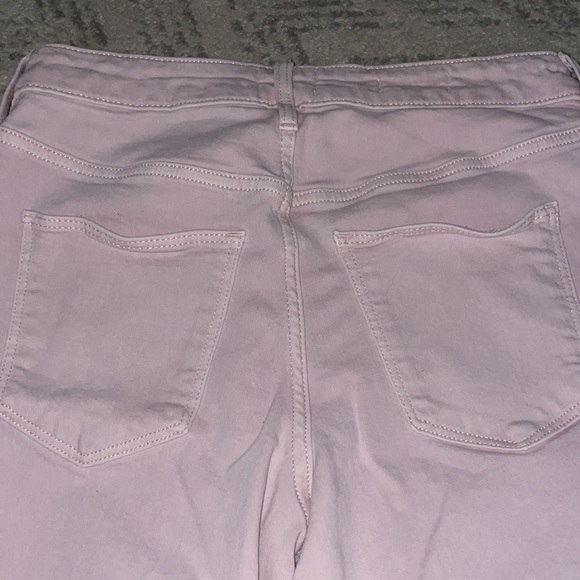 High Rise Slim Straight Pink Universal Thread Women’s Jeans - Picture 4 of 4